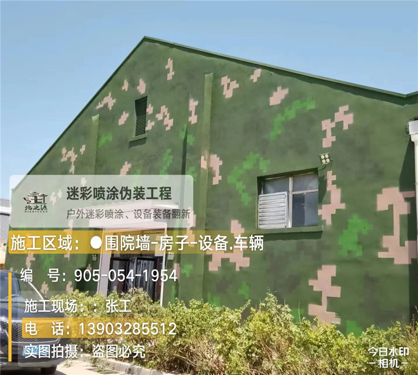 郴州外墙数码迷彩漆施工报价清单（100㎡标准墙面测算）